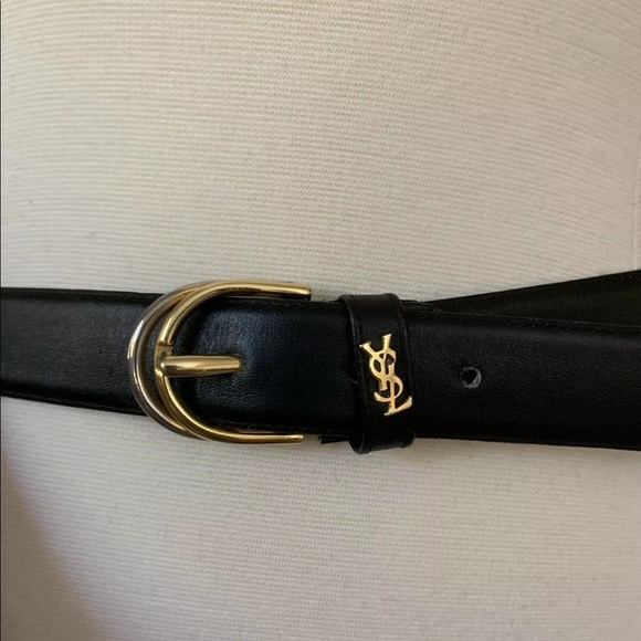 women's saint laurent belt